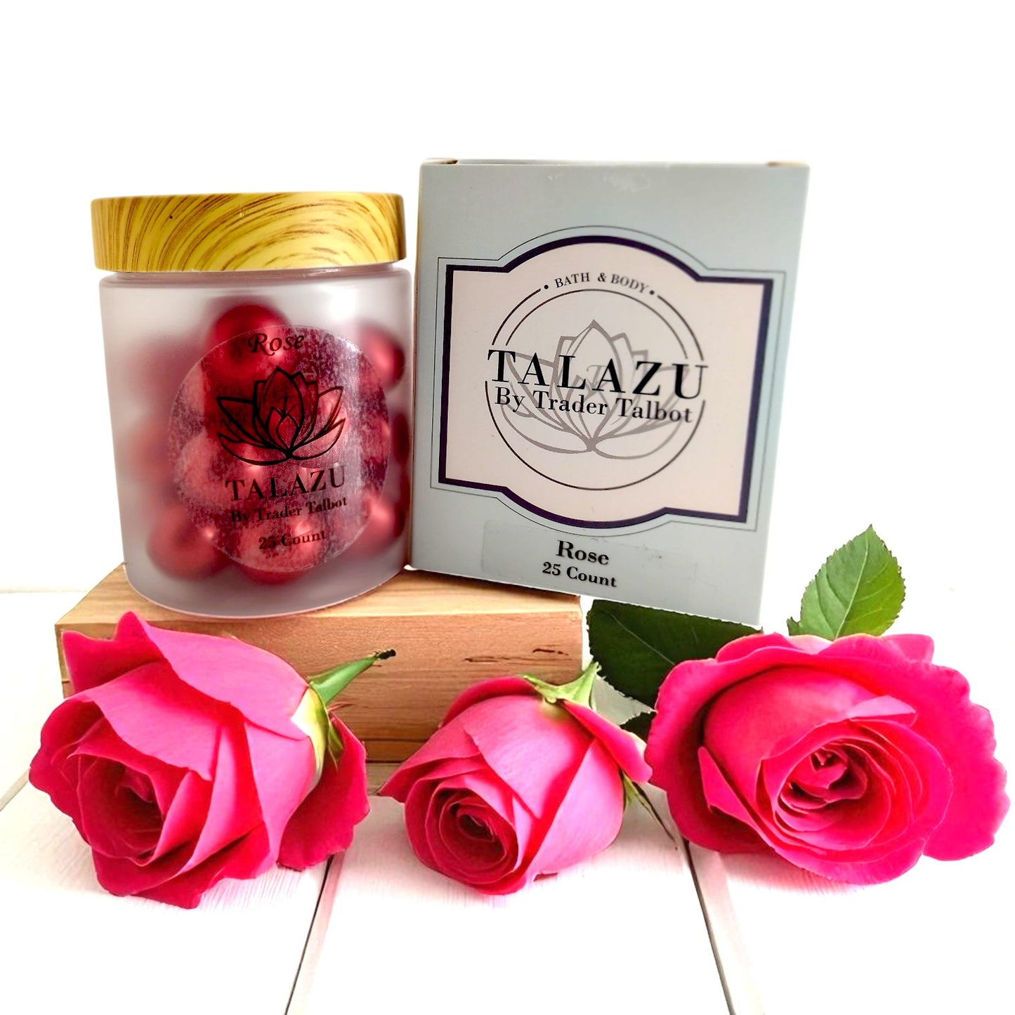 Rose Aromatherapy Bath Pearls (25 Count)