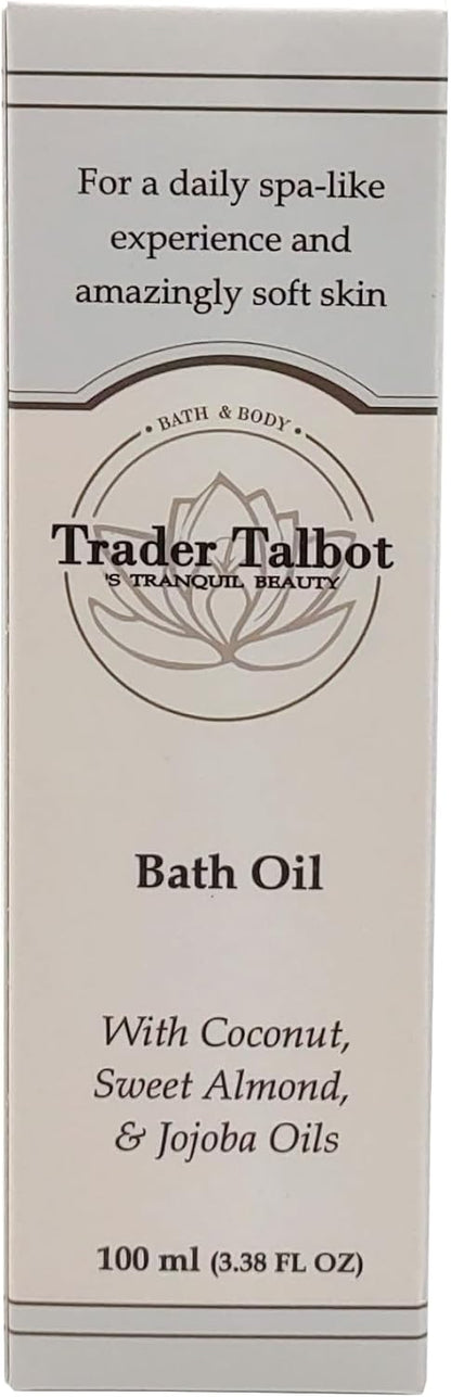 Rose Bath Oil with Coconut, Sweet Almond & Jojoba Oils