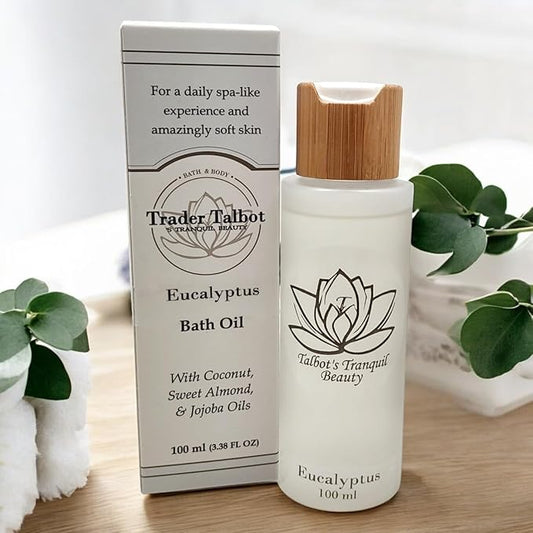 Eucalyptus Bath Oil with Coconut, Sweet Almond & Jojoba Oils