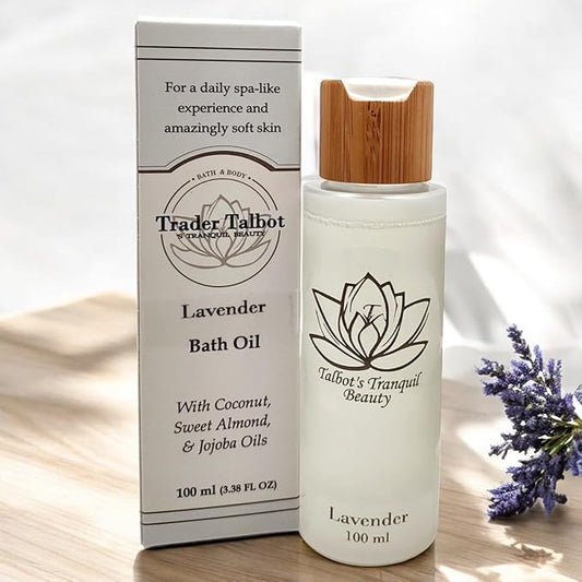 Lavender Bath Oil with Coconut, Sweet Almond & Jojoba Oils