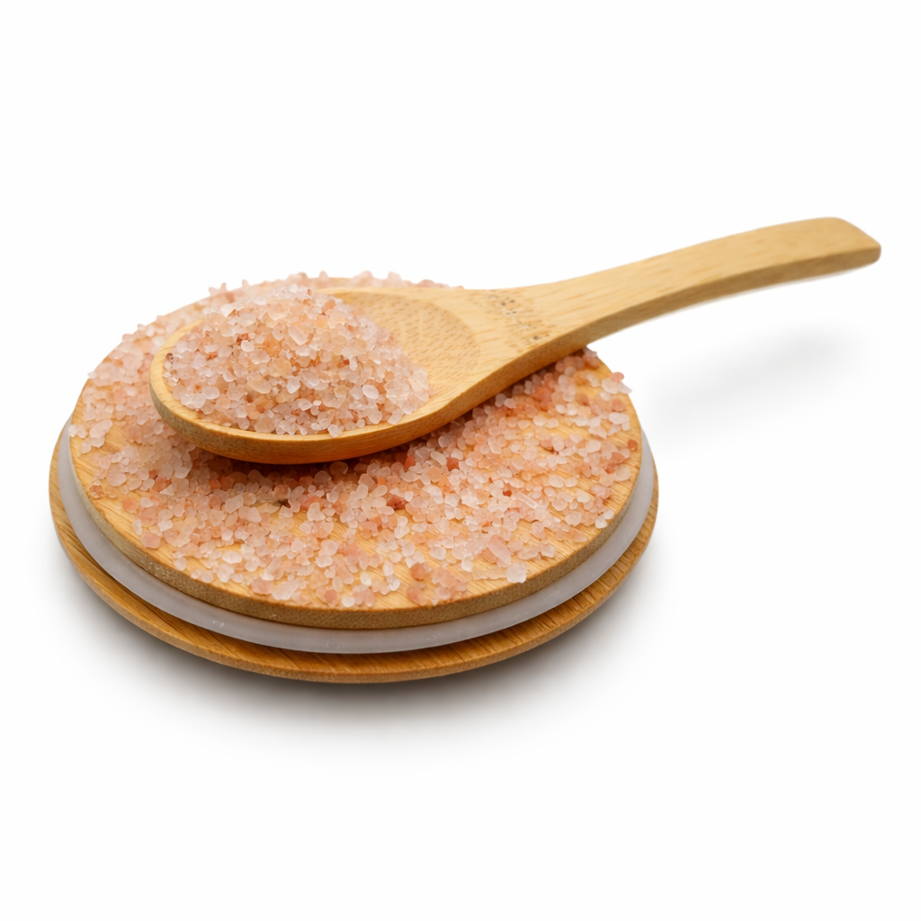 Vanilla Aromatherapy Pink Himalayan Bath Salt (Bath Soak), Gift Ready with Reusable Bamboo lid Glass jar