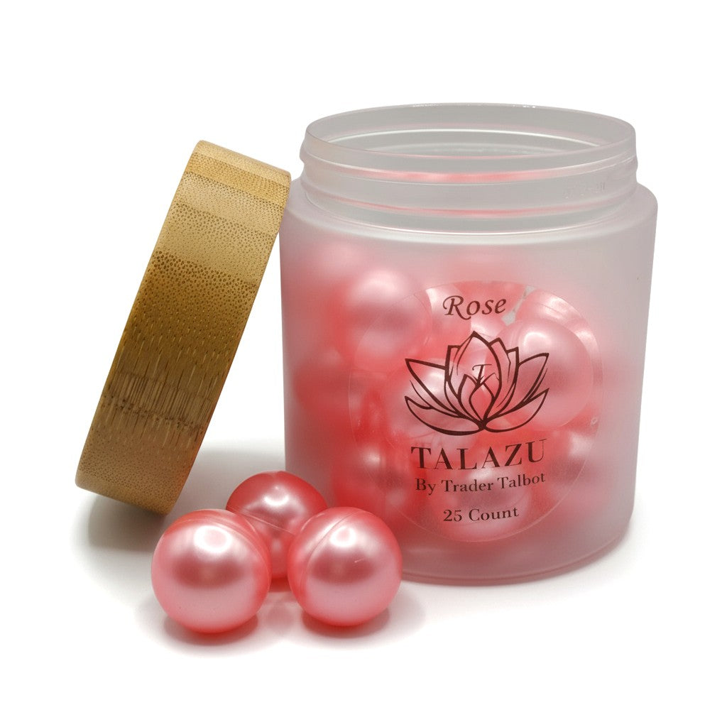 Pink Rose Aromatherapy Bath Pearls (25 Count)