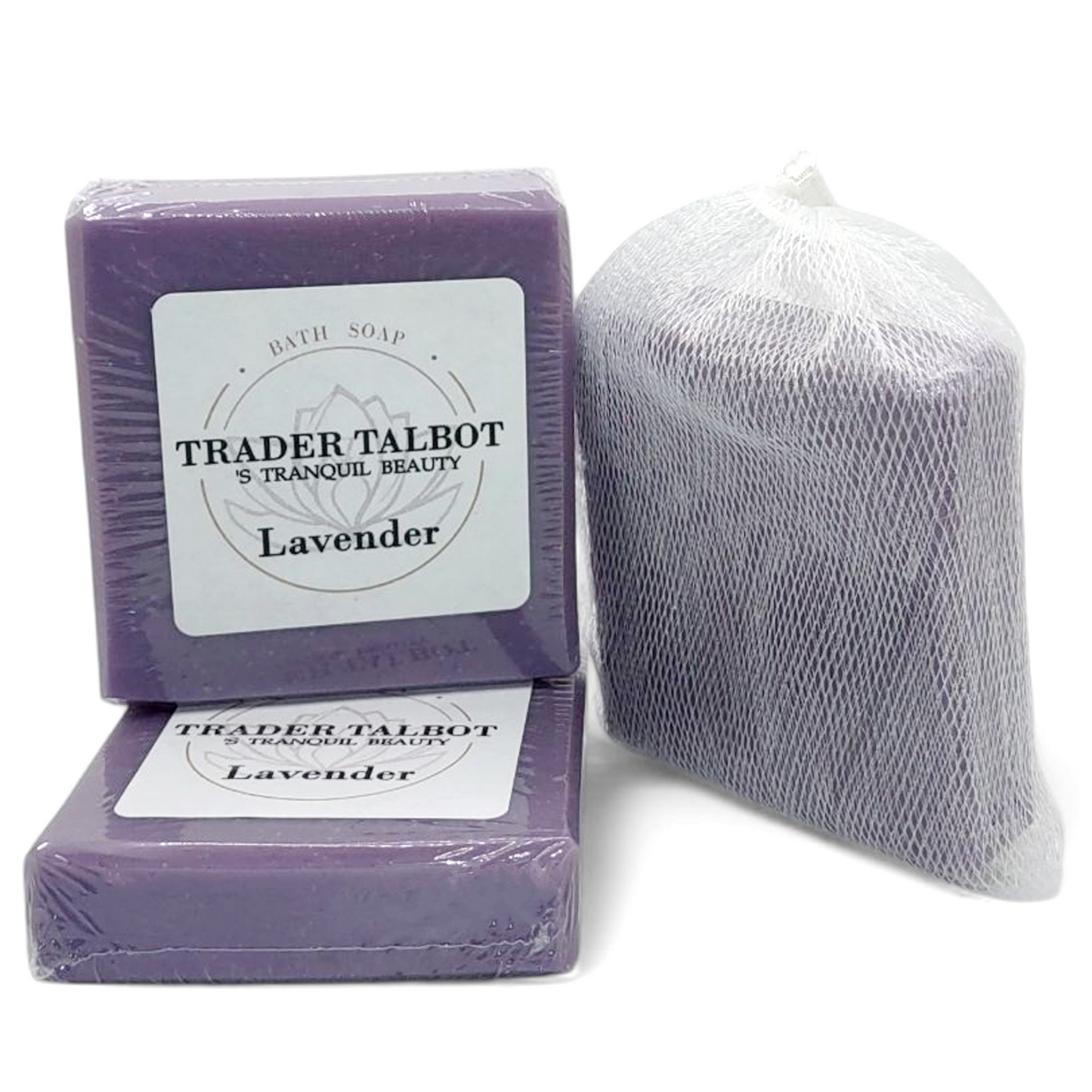 Lavender Scented Coconut Oil and Goats Milk Handmade Bath Soap